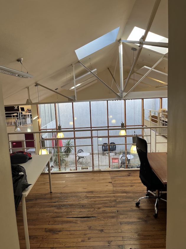 Open space lumineux et spacieux de Main Space coworking à Lyon