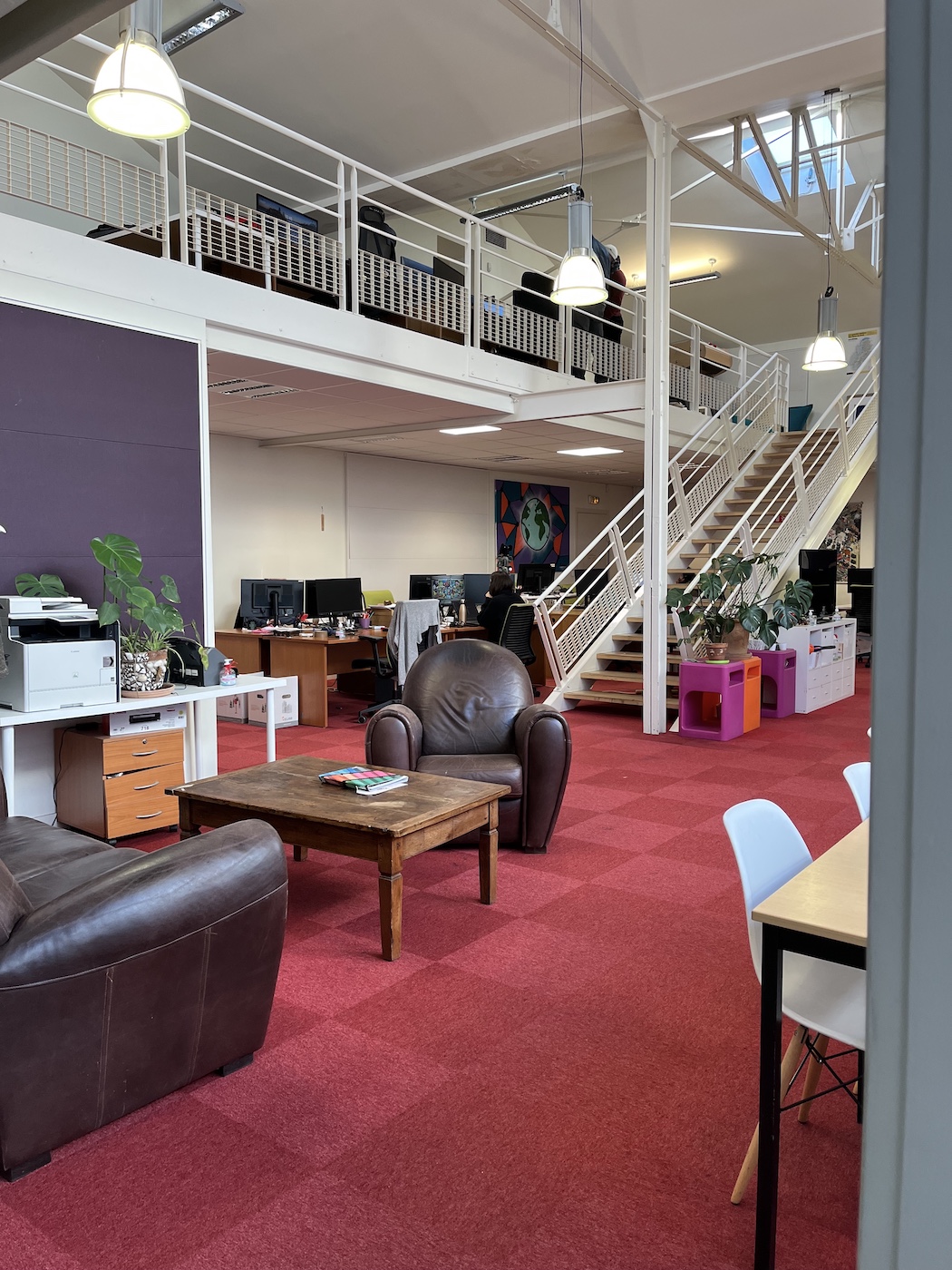 Coin détente et café pour les coworkers